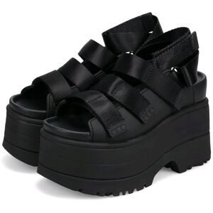 UGG Black Platform Sandals